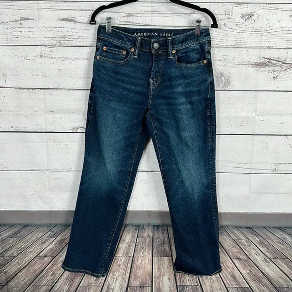 American Eagle‎ Jeans Mens 26X26.5 Blue Air Flex Stretch Classic Boot Comfort
